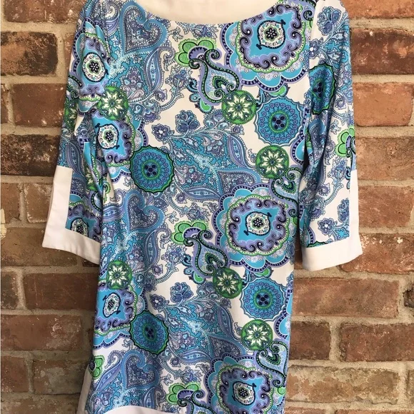 Jude Connally Paisley Print Women's dress size small - Picture 3 of 3